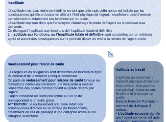 Tribune 7 octobre 2024 :  La santé au travail pour un fonctionnaire : notions/définitions